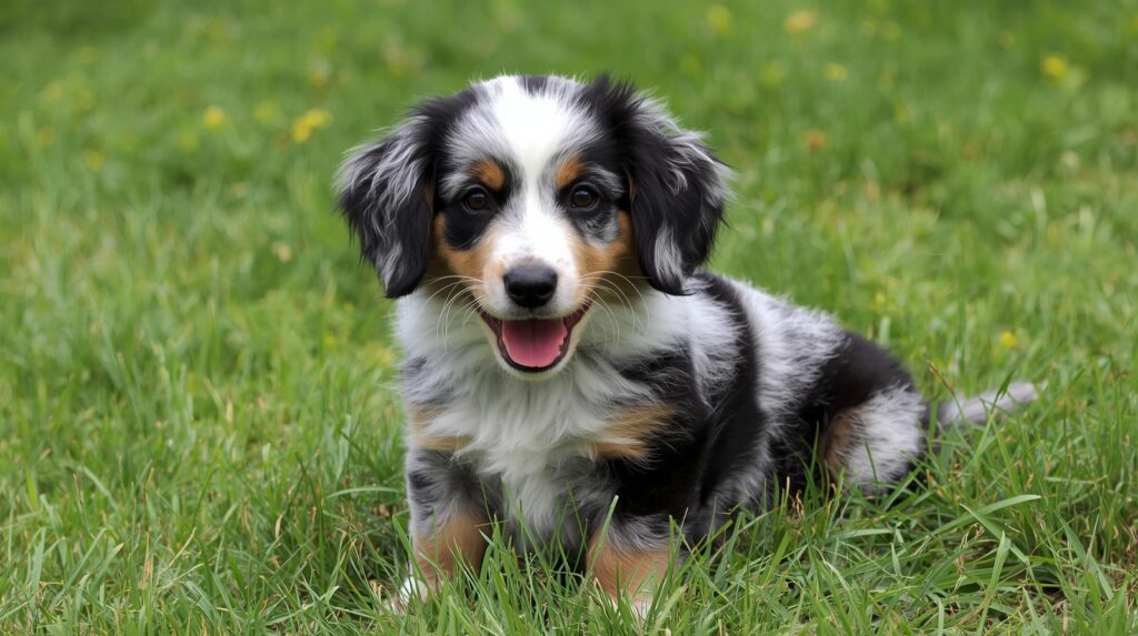 Aussie Doxie Australian Shepherd Dachshund mix