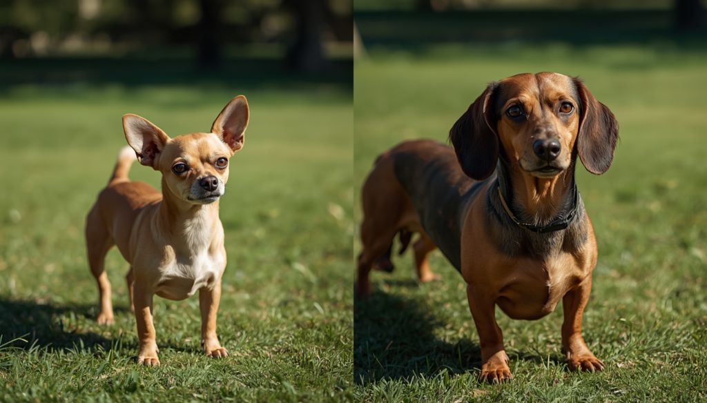 Current image: Chihuahua vs Dachshund