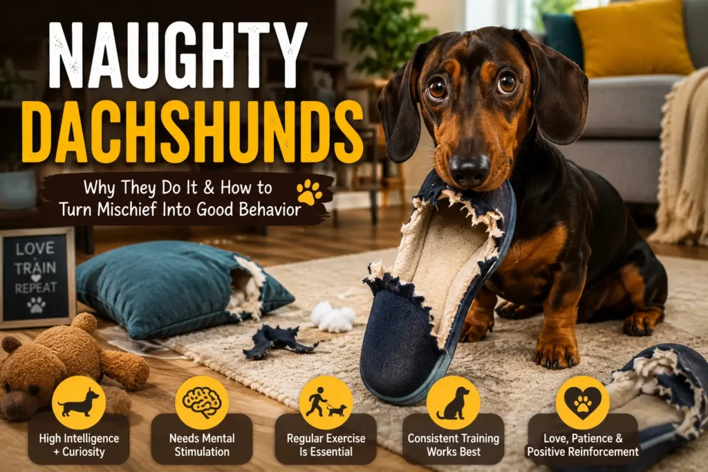 Current image: Are Dachshunds Naughty?