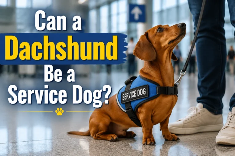 Can a Dachshund Be a Service Dog