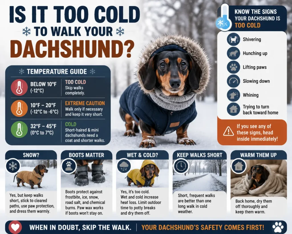 Current image: Is It Too Cold To Walk Your Dachshund
