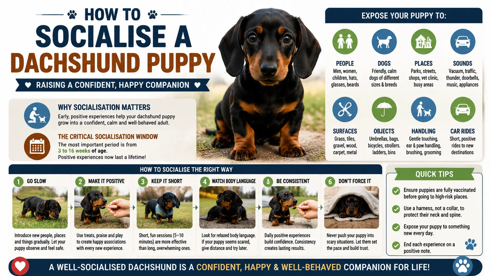 How To Socialise A Dachshund Puppy