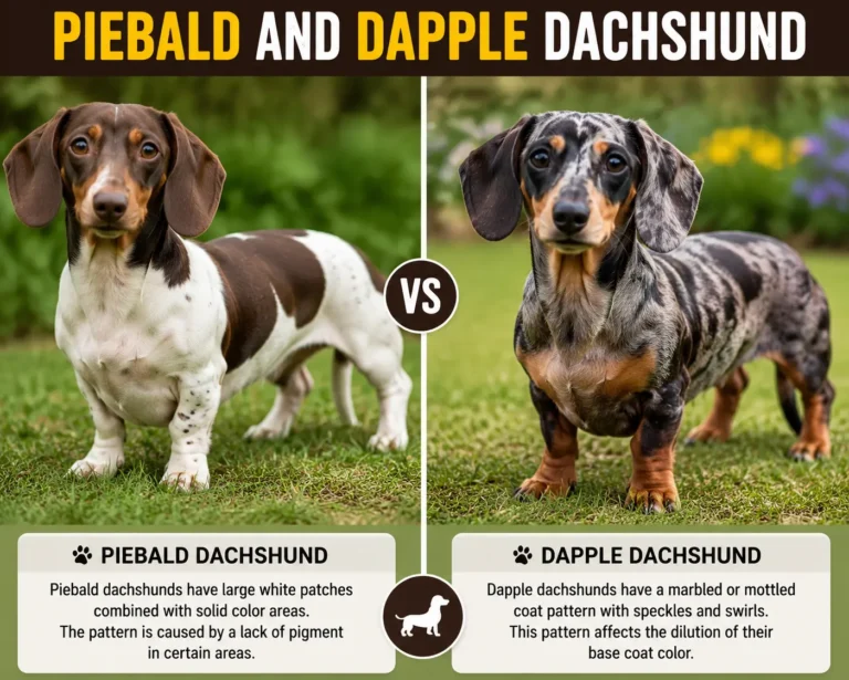 Piebald and Dapple Dachshund