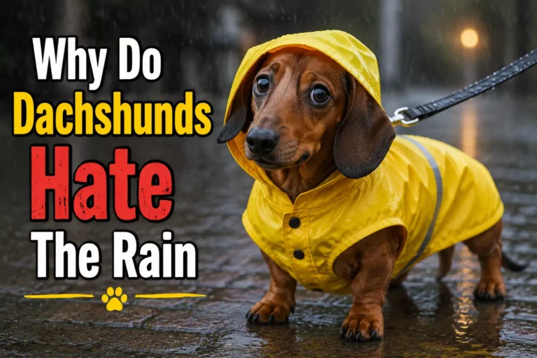 Why Do Dachshunds Hate The Rain