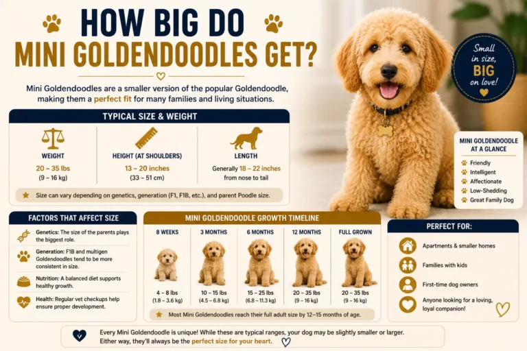 How Big Do Mini Goldendoodles Get