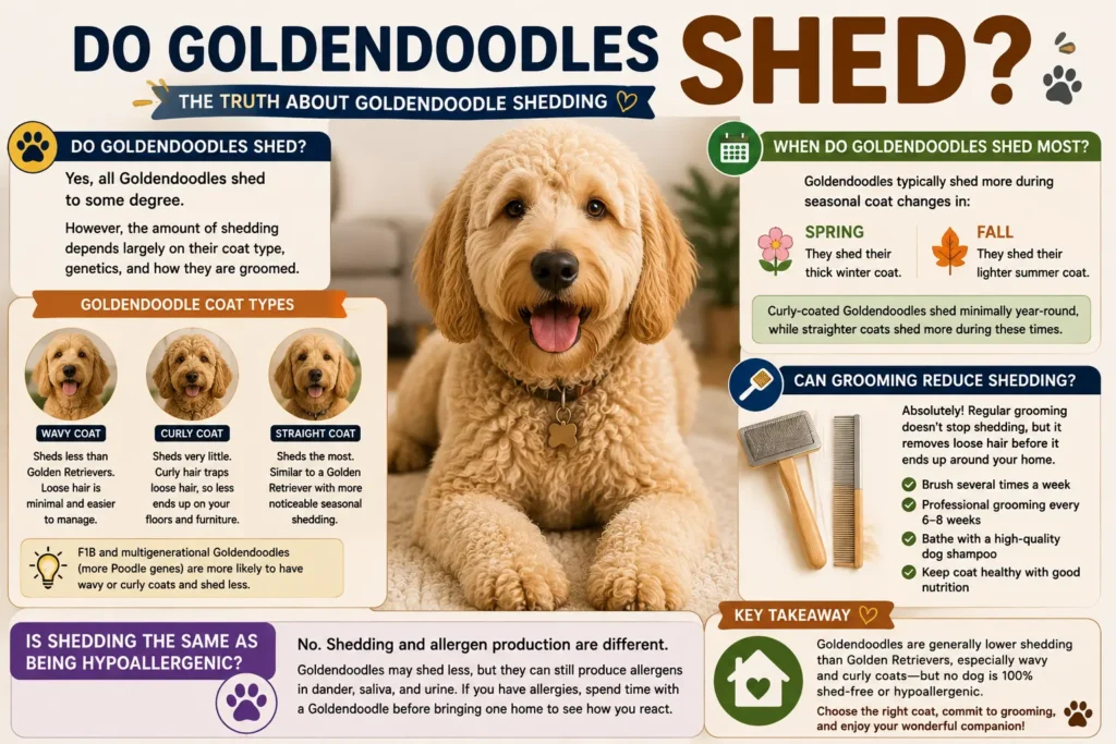 Current image: Do Goldendoodles Shed