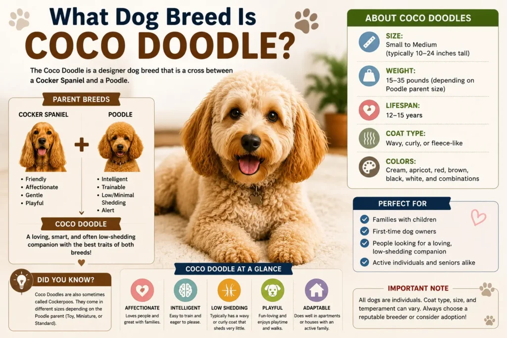 Current image: What Dog Breed Is Coco Doodle