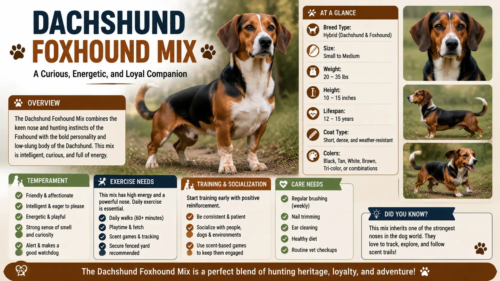Dachshund Foxhound Mix